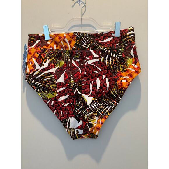Skinny Dippers Shandy Dream Floral High-Waist Bikini Bottoms XL NWT - Picture 4 of 5